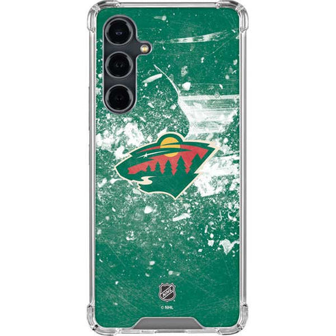 NHL Minnesota Wild Frozen Galaxy S23 FE Clear Case